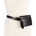 thumbnail image 1 of INC International Concepts Sac Banane à Franges pour Femmes, Noir/or, Petit, 1 of 1