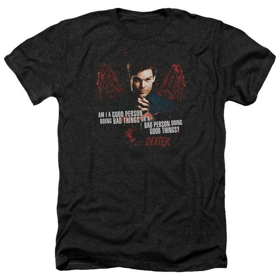 Dexter - Good Bad - Heather Short Sleeve Shirt - Medium