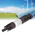 thumbnail image 4 of Weatherproof DC 1000V Solar PV Fuse Holder with Self-Locking System, PPO+Brass Construction, Crimping Connection, -40℃~+90℃ Temperature Range, 50N Insertion/Extraction Force, ≤0.2mΩ Contact, 4 of 6
