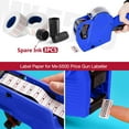 thumbnail image 4 of Livhil 30 Rolls 15000pcs White Price Gun Labels for Mx-5500 Labeller White Pricemarker Stickers Plus 3 Piece Refill Ink Rolls, 4 of 7