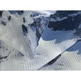 thumbnail image 4 of Ambesonne Winter Quilted Bedspread Set 3 Pcs, Mountain Peak Scenery, King Size, White Blue, 4 of 5