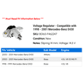thumbnail image 2 of Regulator - Compatible with 1998 - 2001 Mercedes-Benz E430 1999 2000, 2 of 2