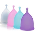 thumbnail image 1 of Copa menstrual de silicona portátil para mujer, copa de desinfección plegable para limpiar y almacenar, copa menstrual, copas de silicona reutilizables para el cuidado íntimo femenino, 1 of 11