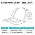 thumbnail image 3 of Bassdash UPF 50+ Quick Dry Baseball Cap Water Resistant Laser Cut Mesh Snapback Hat for Men Women Fishing Hiking FH14, 3 of 5