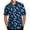 Blue, variant on Summer Savings Clearance! Stamzod Men Clothes Men's Hawaiian Button Down Shirts Short Sleeve Print T Shirts Fashion Casual Holiday Beach Shirts Tops For Mens