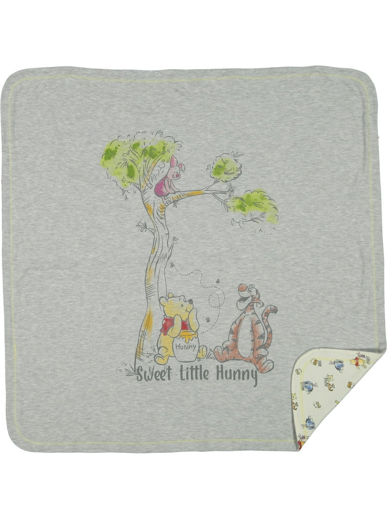 ME & MY BABY 4-Piece Set - Bunny Print Hat, Blanket, Bib & Burp Cloths - Premium Pima Cotton