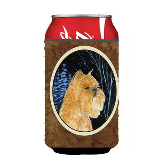 Starry Night Brussels Griffon Can Or bottle sleeve Hugger - 12 oz.