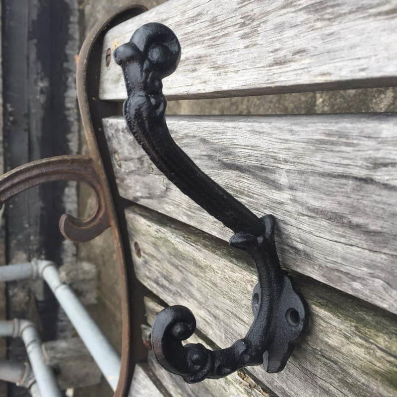 cast iron vintage coat hooks