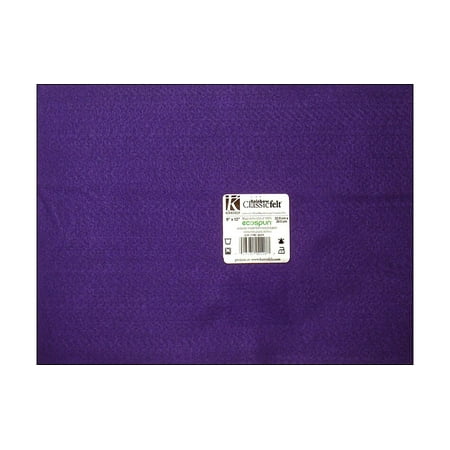 Kunin Classic Felt 9x12" Piece Purple (pack of 24)