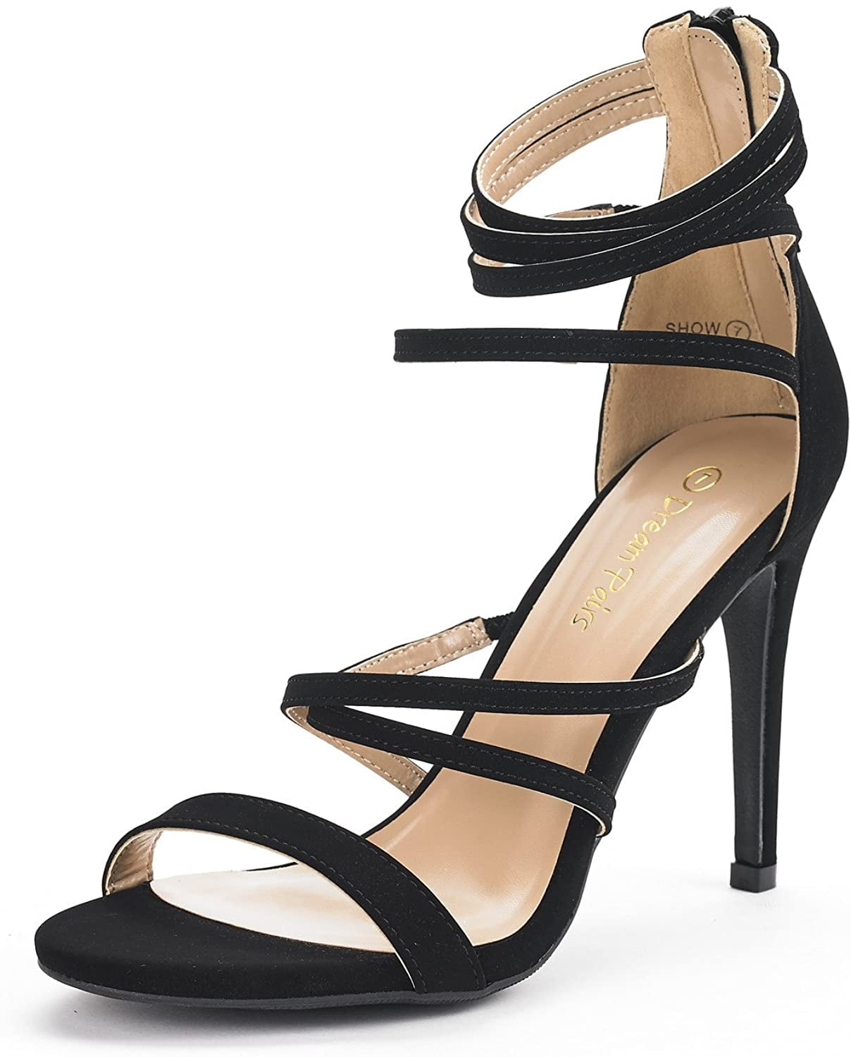 Dream Pairs - Dream Pairs Womens Heeled Strappy Sandals Dress Shoes ...