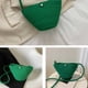 thumbnail image 4 of Qarigey Bolso de hombro de playa de algodón para mujer, estuche de viaje informal de almacenamiento cruzado, organizadores de Color sólido, bolsas de Bolsas de mensajero y de hombro Verde Qarigey AP012360-01, 4 of 6