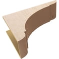 thumbnail image 6 of 11"W x 33"D x 22"H Classic Olympic Rough Cedar Woodgrain TimberThane Corbel, Primed Tan, 6 of 6