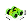 thumbnail image 3 of FEOLGEHLY Toy Cars for Toddlers Ages 1-3 2-4 Year Old, Double Sided Inertia Car, Monster Truck 360° Rotating Stunt Push and Go Friction Cars for Kids Boys Girls, Christmas Stocking Stuffers, Green, 3 of 6