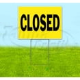 thumbnail image 1 of Closed (18" x 24") Yard Sign, Includes Metal Step Stake, 1 of 6