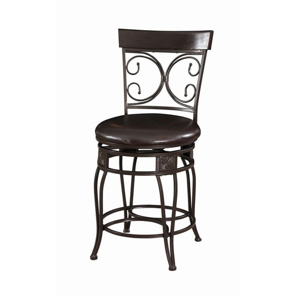 Powell Back to Back Scroll Counter Stool