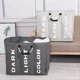 thumbnail image 4 of Divided Foldable Laundry Basket Bag Dirty Clothes Laundry Basket A, 4 of 5