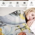 thumbnail image 3 of Orinice Flowers Warm Lightweight Blanket Soft Fleece Blankets Throw Blanket for All Seasons Living Rooms Sofa Decor Cow Gifts All Sizes 50x60in, 3 of 6