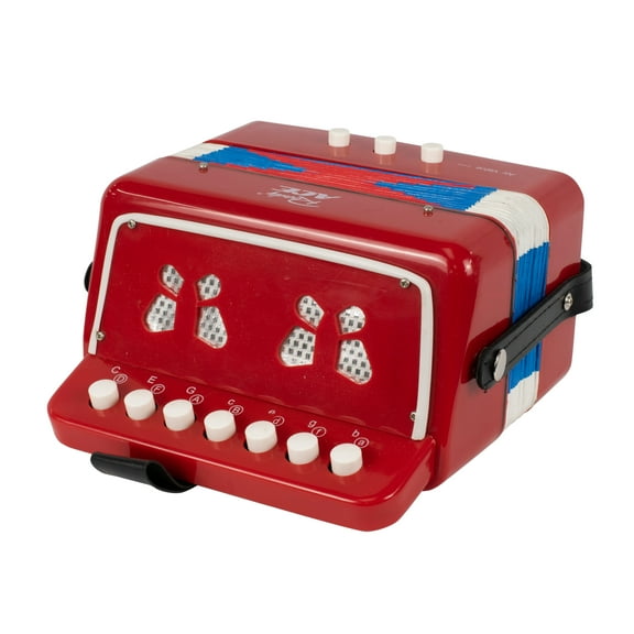 Ready Ace Accordion for Children with 7 Keys and 2 Bass Buttons, Ages 4 