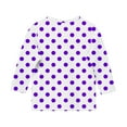 thumbnail image 5 of Lopecy-Sta Soft Polka Dot Print 3/4 Sleeve Round Neck Top for Boys & Girls 3-12 Years - Cozy Casual Kids Shirt, 5 of 6