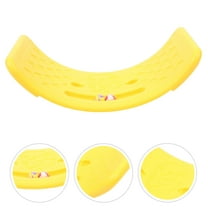 LABSERRON 1Pcs Yellow Training Balancing Board for Children Indoor Play 16.5x9.1x0.8in