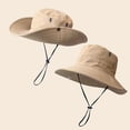 thumbnail image 7 of Lanyiu Men Wide Brim Breathable Bucket Hat Packable Boonie Hat Outdoor Fishing Hiking Sun Cap, 7 of 7