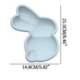 thumbnail image 2 of Yaoyar Bunny Molds Easter Silicone Molds for Chocolate, Easter Bunny Muffin Brownie Pan for Baking, Jello Candy Molds Easter Soap Molds for Hot Chocolate Bombs Ice Cube Candle, 2 of 6