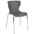 thumbnail image 1 of Lowell Contemporary Design Gray Plastic Stack Chair, 1 of 9