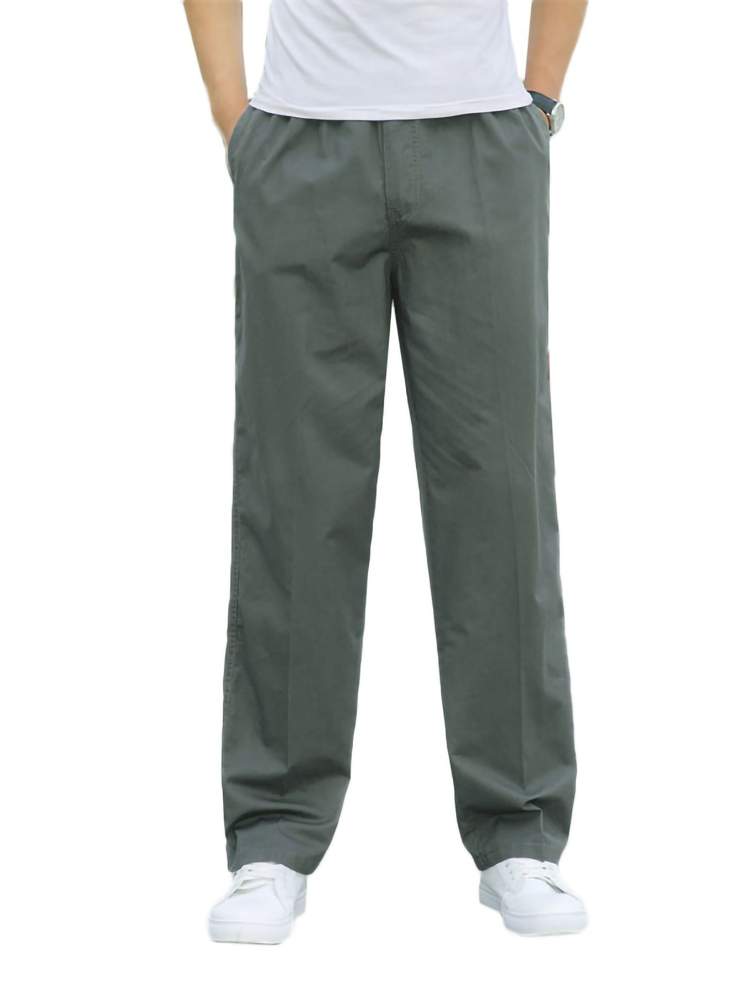 mens loose fit casual pants