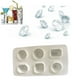 thumbnail image 1 of Fiudx Bandeja de Hielo de Diamante, Molde de Silicona Flexible, Material Apto para Uso Alimentario, Fácil de Desmoldar, Multiusos para Cubitos de Hielo, Chocolates y Gelatinas, Ideal para Fiestas, Di, 1 of 5