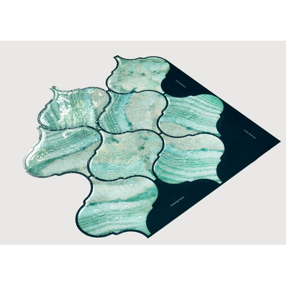 Mosaicowall 10-Sheet Peel and Stick Tile - 11.9"x11.8" Premium Kitchen Self Adhesive Backsplash Tile