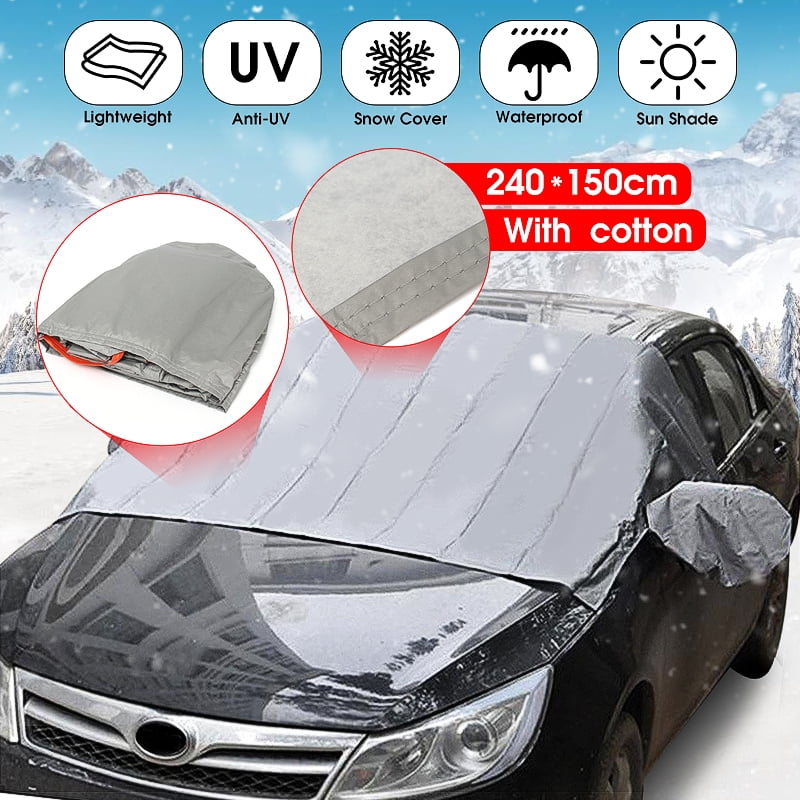 Car Windscreen Mirror Windshield Cover Frost Ice Snow Sun Dust Screen Protector