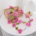thumbnail image 4 of 8 enredaderas artificiales de flor de cerezo de 230 cm, plantas colgantes, guirnalda de seda, flores de cerezo falsas para bodas, hogar, fiesta, jardín, artesanía, decoración artística, 4 of 6