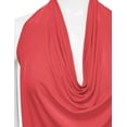 thumbnail image 4 of Doublju Womens Sleeveless Halter Neck Draped Blouse Tops (Female Plus Size Available), 4 of 5
