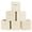 Beige, variant on YOYTOO 6 Pack Foldable Cube Storage Bins, 11" Collapsible Fabric Cube Organizer Baskets Bins, Multicolor