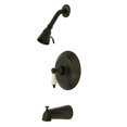 thumbnail image 1 of Kingston Brass KB3635PL Pressure Balance Tub & Shower Faucet - Oil Rubbed Bronze, 1 of 2