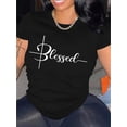thumbnail image 1 of Soft & Comfy 100% Women's T-Shirt - Casual Short Sleeve with Geometric Print, Perfect for Casual Attire, 100%, Casual, Print T-shirt, Comfortable, Summer Wear, 1 of 6
