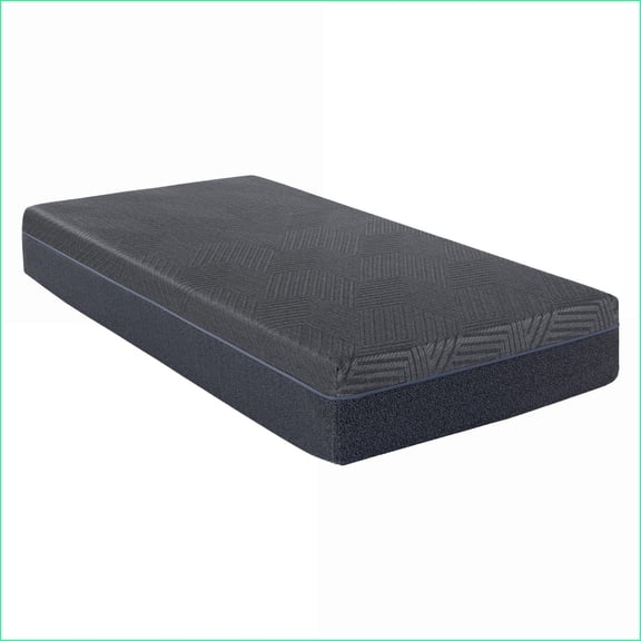 Mattresses 11-Inch Green Tea Gel-Infused Memory Foam Mattress | Dark Gray | Twin