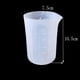 thumbnail image 2 of Tazas de silicona de 250 ml para resina, 4 piezas Taza medidora Escala precisa Tazas graduadas transparentes Tazas de mezcla antiadherentes Tazas de resina epoxi para artesanía hecha a mano Moldes de fundición de resina epoxi Arte Encerado Cocina BANYUO Electrónica, 2 of 6