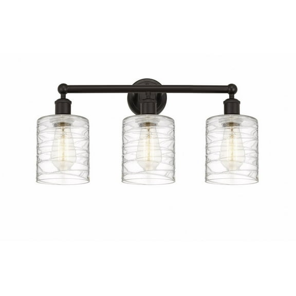 Innovations Lighting - Cobbleskill - 3 Light Bath Vanity In Industrial