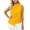 Yellow, variant on Women's Elegant Sleeveless Blouses Tie Back Pleated Dressy Work Tops Business Casual Outfits Ruffle Trim Mock Neck Sleeveless Summer Blouses Shirts Tank Tops