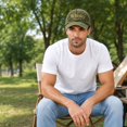 thumbnail image 6 of Whisky HELPS Baseball Cap Washed Distressed Adjustable Lightweight Breathable Casual Hat For All Seasons, 6 of 6