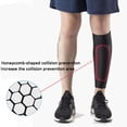thumbnail image 4 of 2pcs Outdoor sports honeycomb breathable anti-collision leg guard sleeve, running, football and basketball sock sleeve, 4 of 10