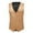 04 Khaki, variant on Awdenio Men's Fashion Jackets, Men's Winter Formal Bussiness Tuxedo Suit Waistcoat Vest Jacket Top Coat