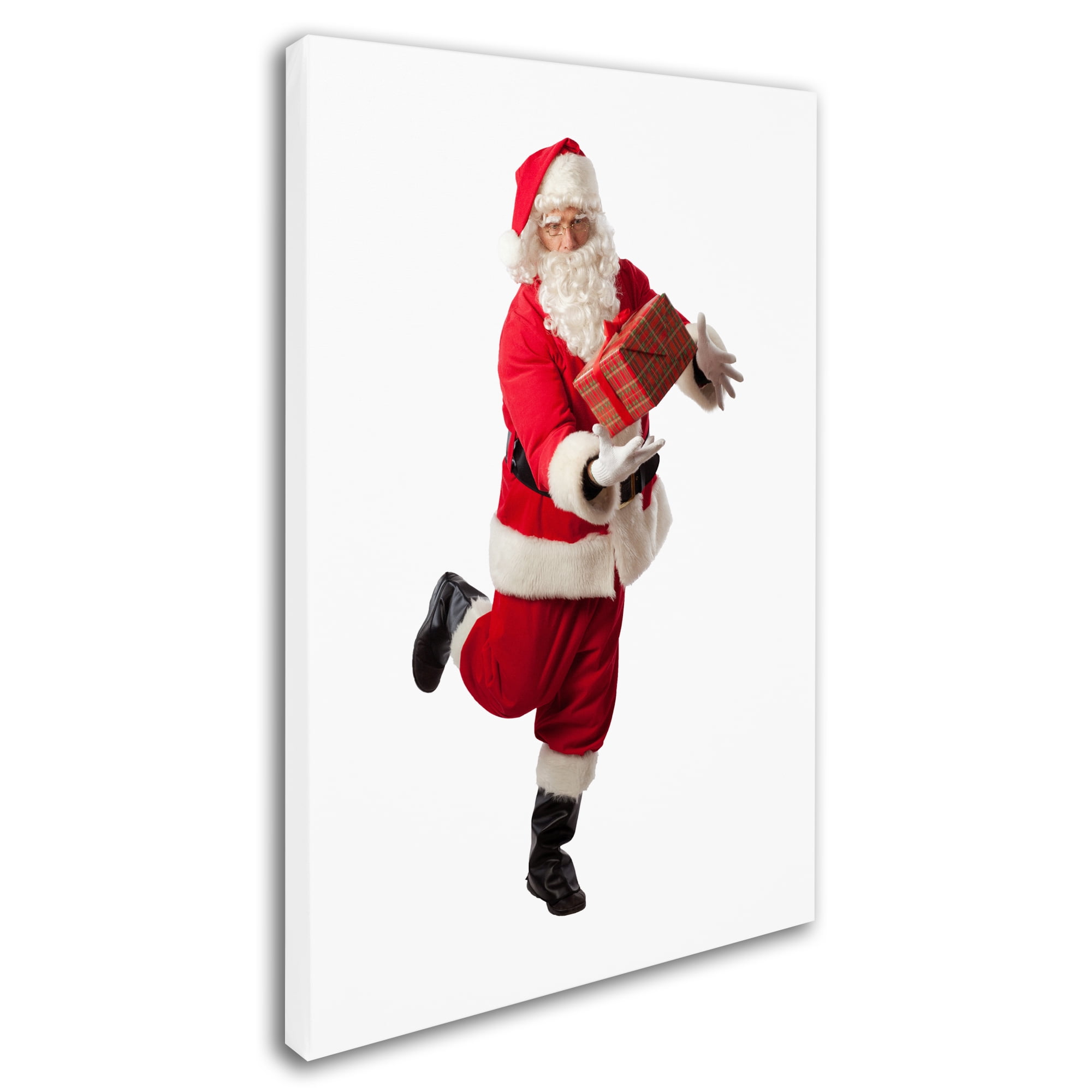 Trademark Fine Art 'Santagift dance-10067' Canvas Art by Ed Wheeler