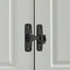 thumbnail image 3 of Cerradura para puerta corrediza de granero con pestillo abatible de 90 degree y 180 degree Negro, 3 of 9
