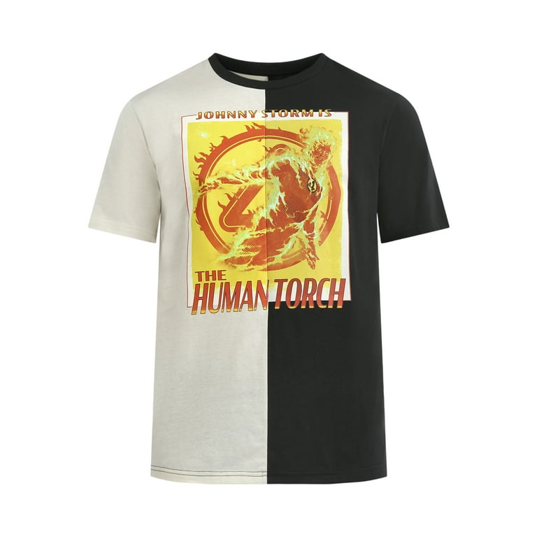 Fantastic Four, Men's & Big Men's Graphic T-Shirt, Johnny