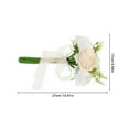 thumbnail image 2 of WHAMVOX  Decorations Bouquet for Bride Artificial Bridesmaid, 2 of 8