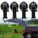 thumbnail image 1 of Ventosas resistentes para amarre de carpas para autos, 4 piezas, accesorio de lona para acampar de gran potencia con ganchos de seguridad, 1 of 5