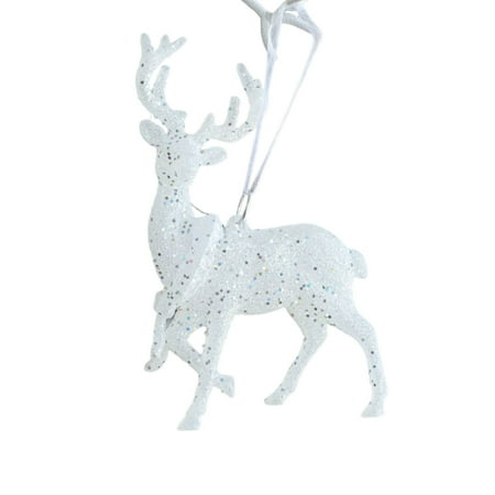 

Christmas Deer Hanging Pendants Concise Vivid Deer Design Pendant for Home Garden Yard Porch Party Decor Type D Champagne