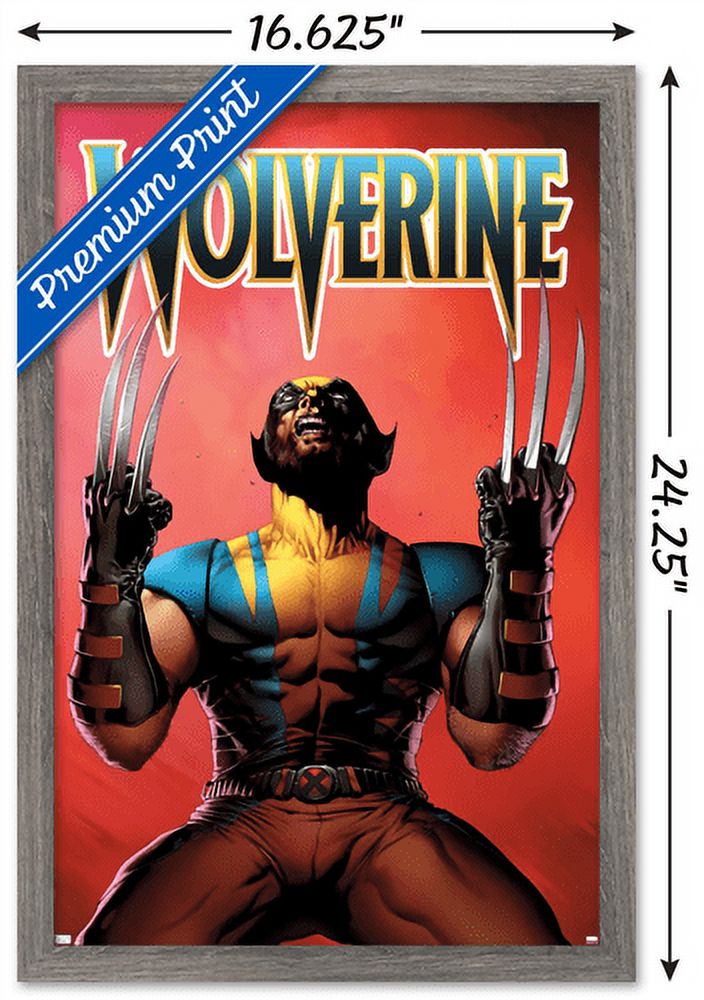 Marvel Comics - Wolverine - Astonishing X-Men #1 Variant Wall Poster, 14.725" x 22.375", Framed